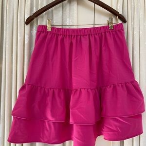 J Crew Ruffled Mini Skirt